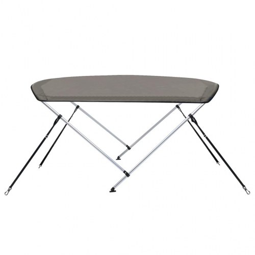 Biminitop med 2 buer 180 × 130 × 110 cm - grå