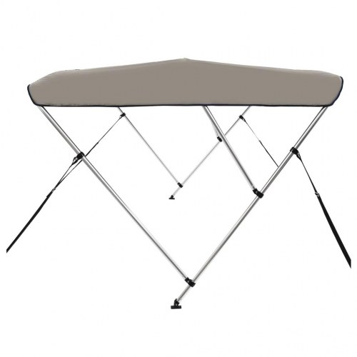 Biminitop med 3 buer 183 × 196 × 137 cm - grå