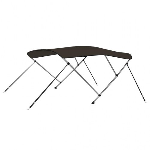Biminitop med 3 buer 183 × 160 × 137 cm - sort