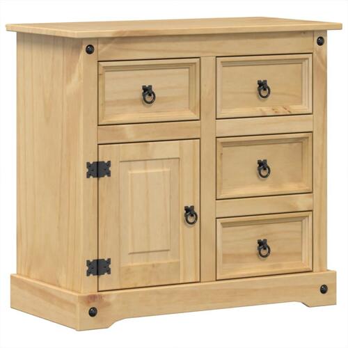 Skænk Corona 80x40x75 cm massivt fyrretræ