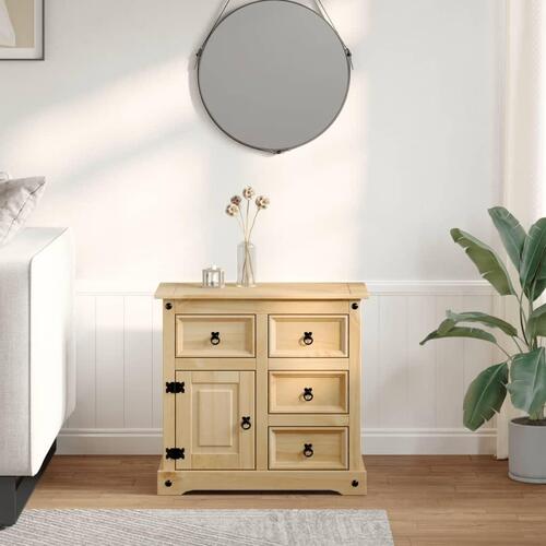 Skænk Corona 80x40x75 cm massivt fyrretræ