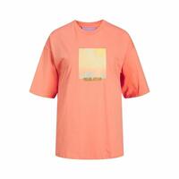 Kortærmet T-shirt til Kvinder Jack & Jones Jxpaige Orange S