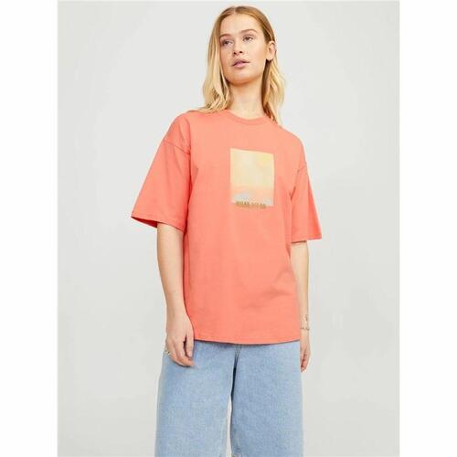 Kortærmet T-shirt til Kvinder Jack & Jones Jxpaige Orange S