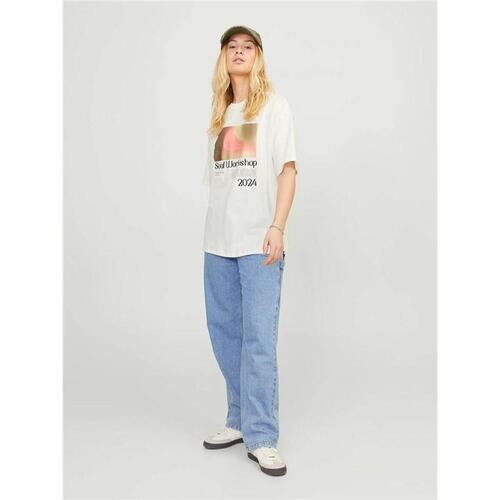 Kortærmet T-shirt til Kvinder Jack & Jones Jxpaige Hvid L