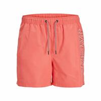 Badetøj til Mænd Jack & Jones Double Logo Koral 104-110 cm