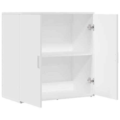 Skab 79x38x80 cm konstrueret træ hvid