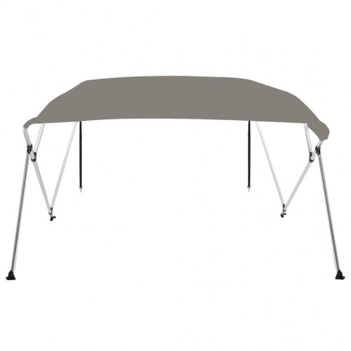 Biminitop med 4 buer 243 × 244 × 137 cm - grå