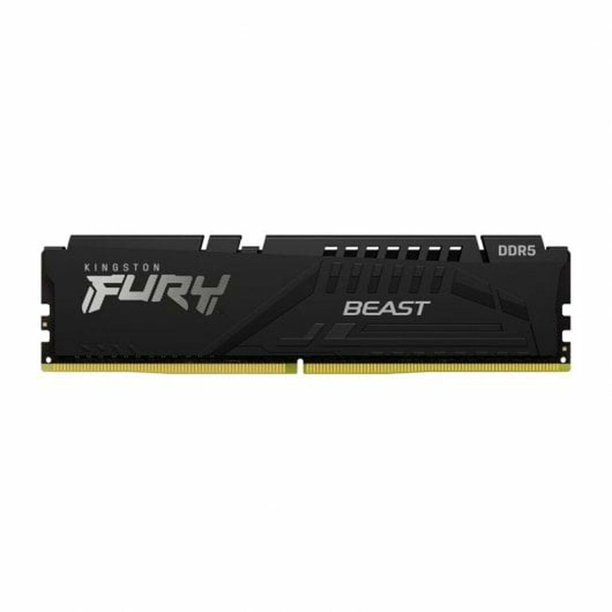 Kingston FURY Beast DDR5-5200 - 32GB - CL40 - Single Channel (1 pcs) - Intel XMP - Sort