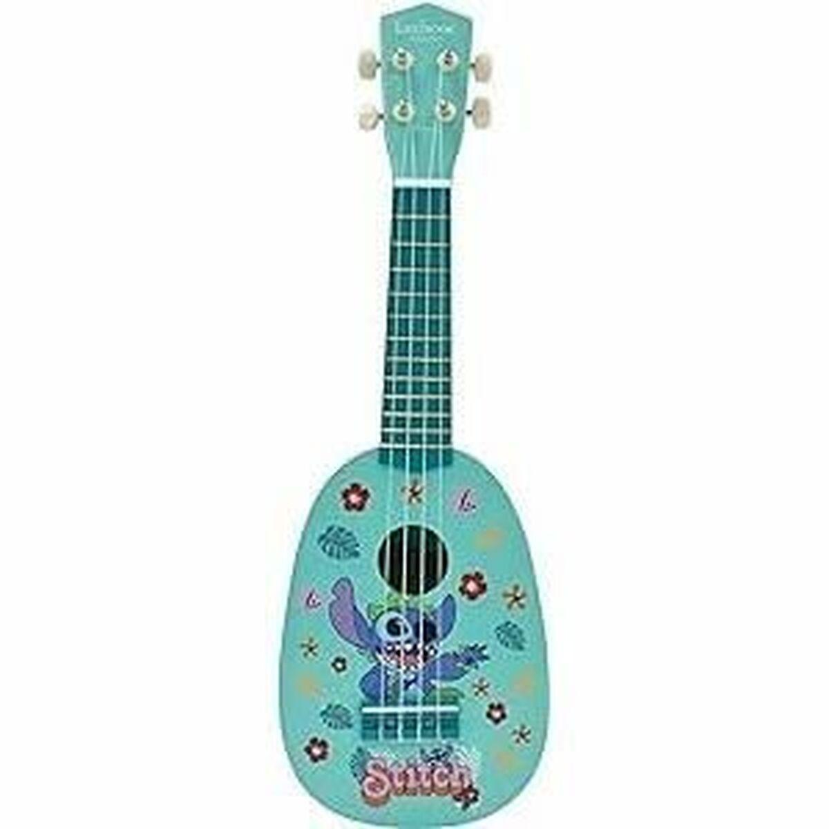 Lexibook børneguitar i træ 53 cm - Disney Stitch billede