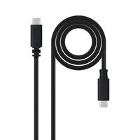 USB-C-kabel NANOCABLE USB 2.0, 2m Sort 2 m