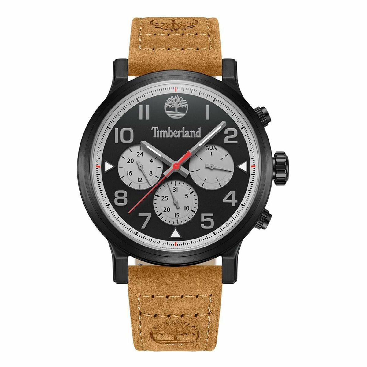 Herreur Timberland TDWGF0028902 - sort armbåndsur til mænd, 46 mm