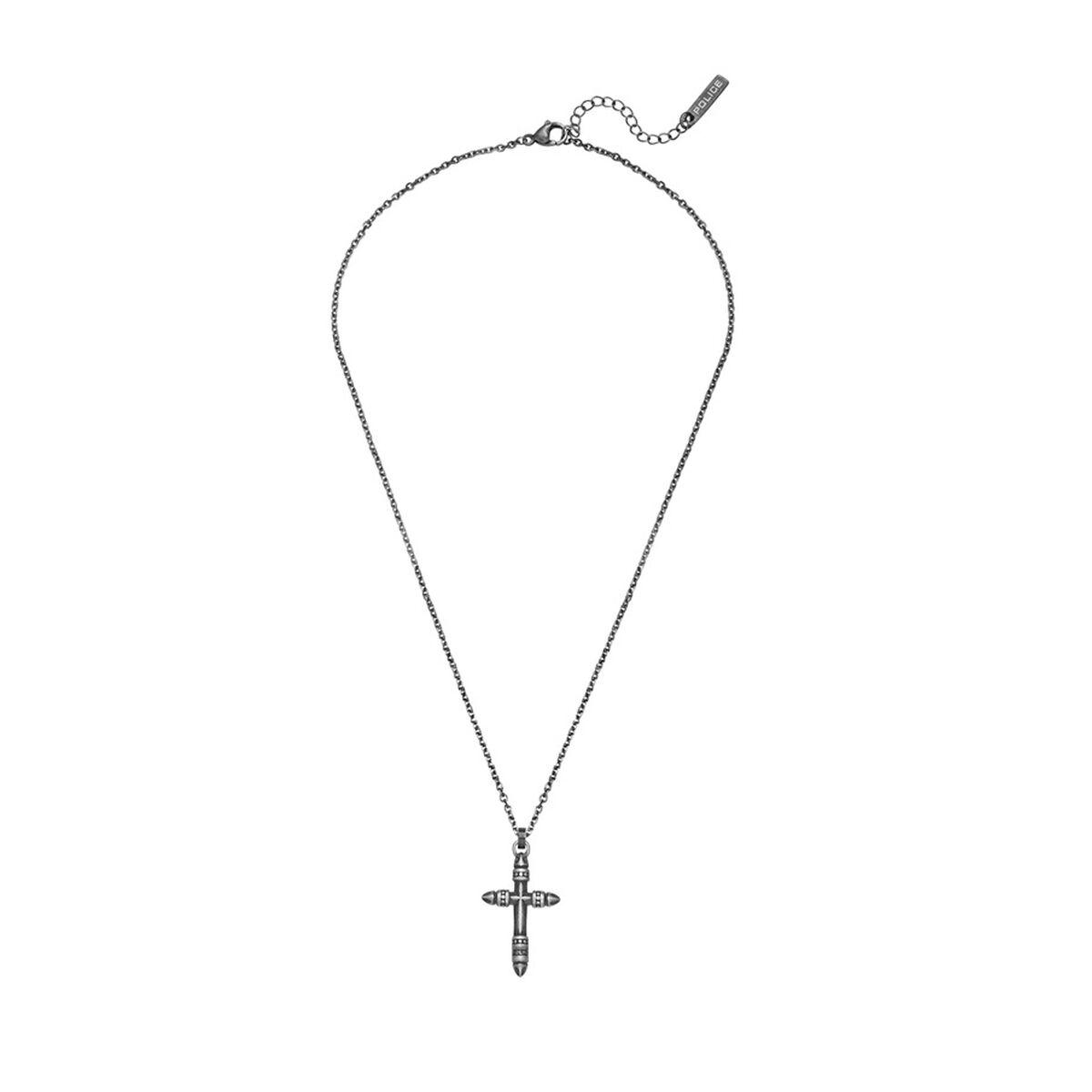 Police halskæde til mænd - PEAGN0035401 kors vedhæng