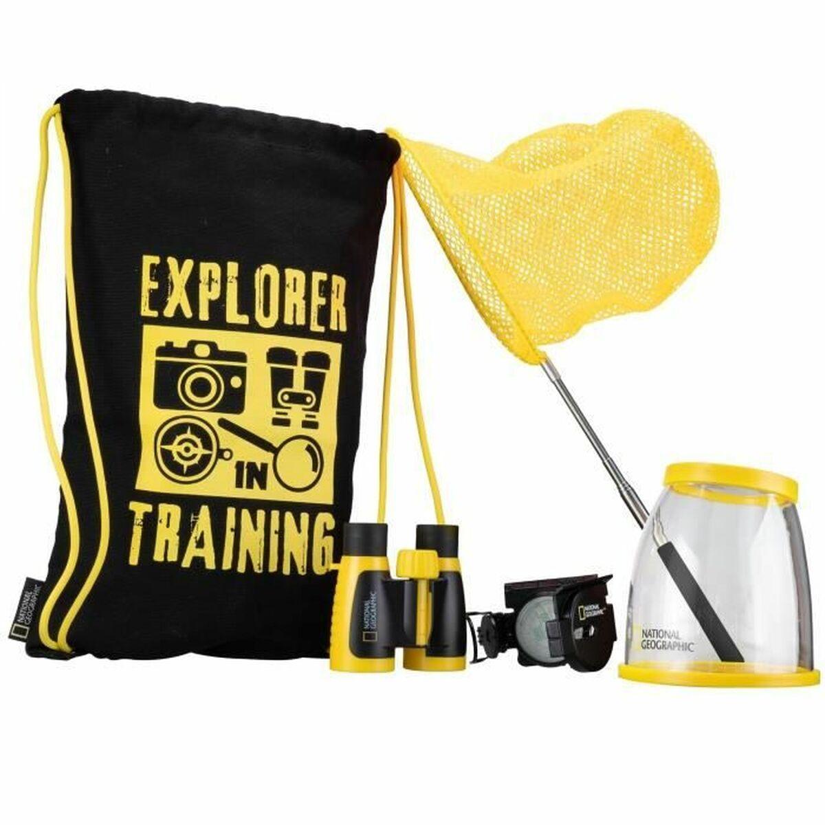 Udendørs legetøj National Geographic Explorer in Training - gul/sort, 5 dele