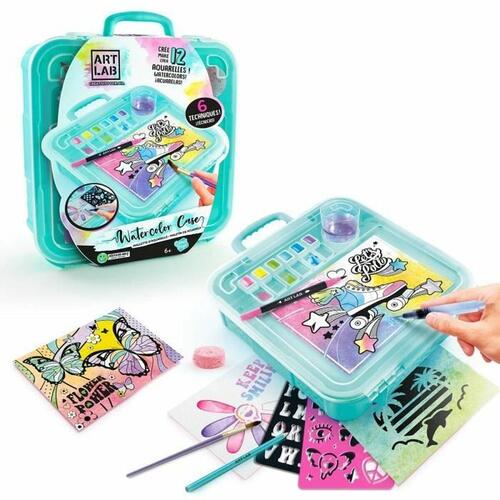 Sæt med Akvarelfarver Canal Toys Water color case Multifarvet