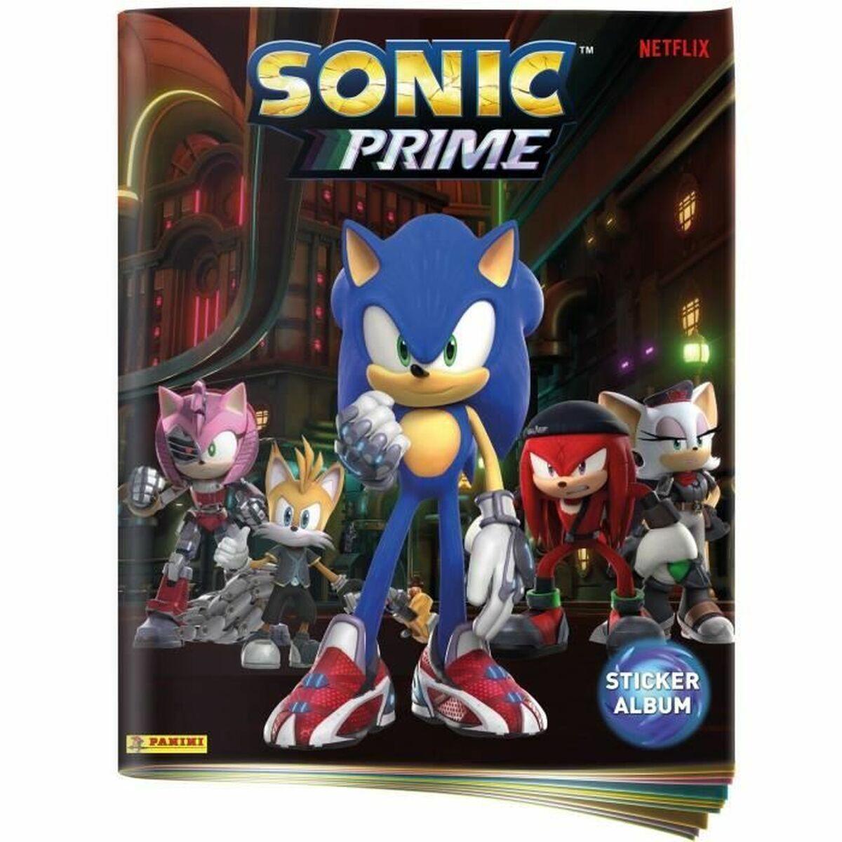 Panini Sonic Prime klistermærkealbum - multifarvet
