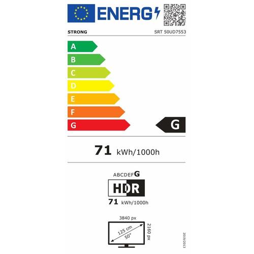 Smart TV STRONG SRT50UD7553 4K Ultra HD LED HDR HDR10