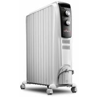 Olieradiator (10 kamre) DeLonghi Hvid 2500 W
