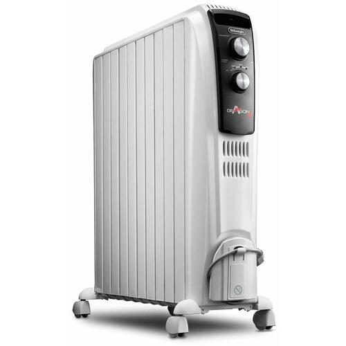 Olieradiator (10 kamre) DeLonghi Hvid 2500 W