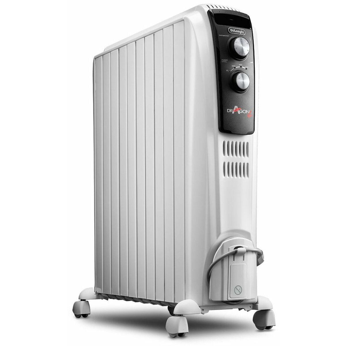 Olieradiator (10 kamre) DeLonghi Hvid 2500 W