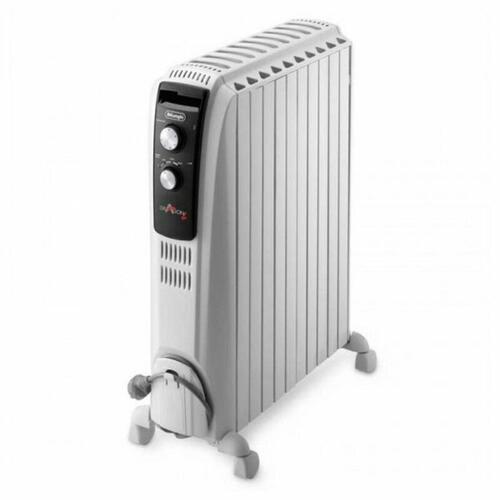 Olieradiator (10 kamre) DeLonghi Hvid 2500 W