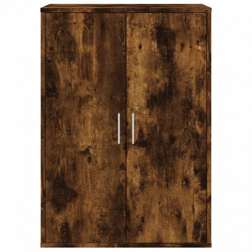 Kommoder 2 stk. 60x31x84 cm konstrueret træ røget egetræsfarve