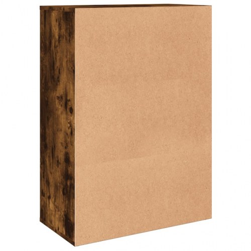 Kommoder 2 stk. 60x31x84 cm konstrueret træ røget egetræsfarve