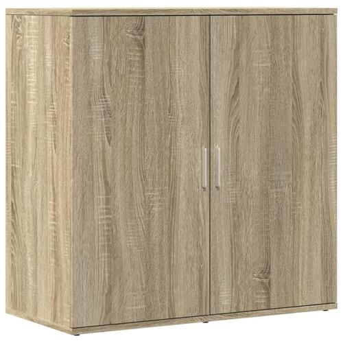 Skænk 79x38x80 cm konstrueret træ sonoma-eg