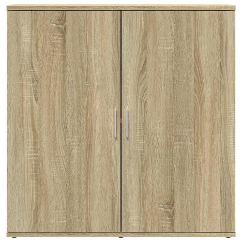 Skænk 79x38x80 cm konstrueret træ sonoma-eg
