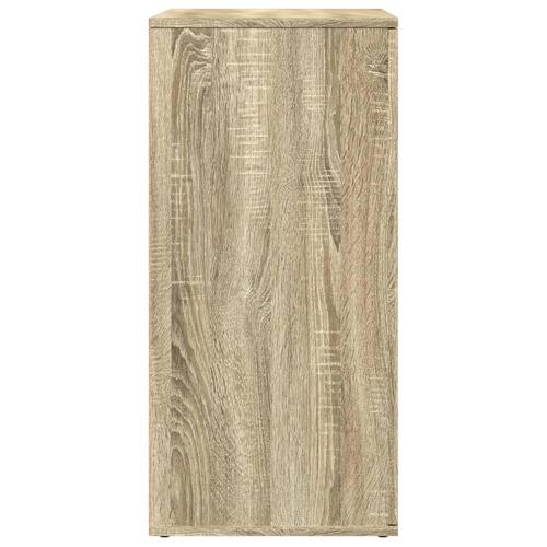 Skænk 79x38x80 cm konstrueret træ sonoma-eg