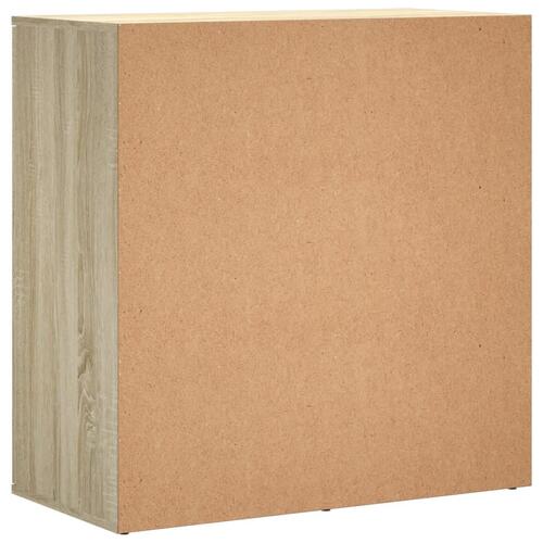 Skænk 79x38x80 cm konstrueret træ sonoma-eg