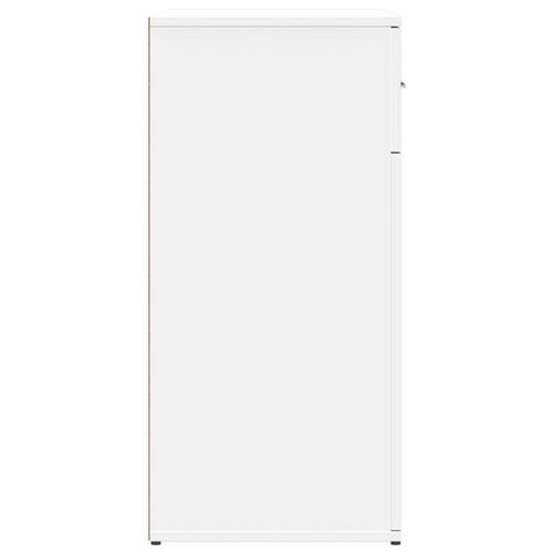 Skænke 2 stk. 79x38x80 cm konstrueret træ hvid