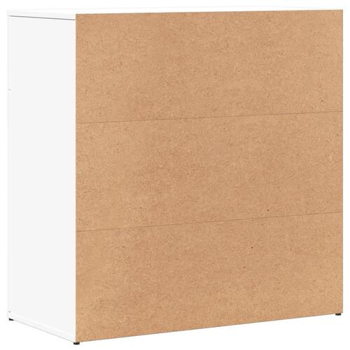 Skænke 2 stk. 79x38x80 cm konstrueret træ hvid