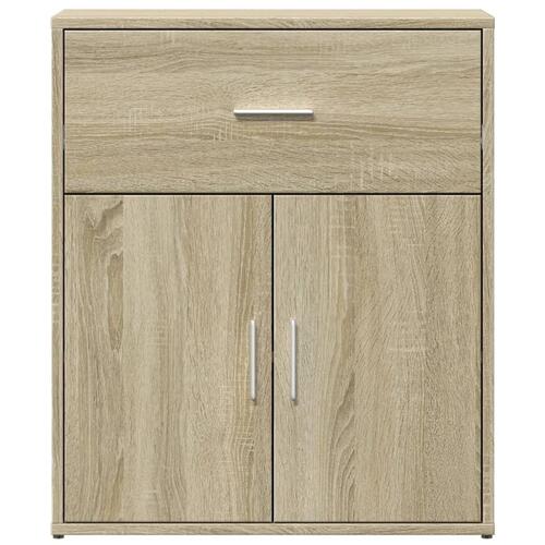 Skænke 2 stk. 60x31x70 cm konstrueret træ sonoma-eg