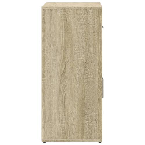 Skænke 2 stk. 60x31x70 cm konstrueret træ sonoma-eg