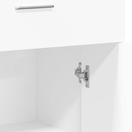 Skænke 2 stk. 60x30x84 cm konstrueret træ hvid