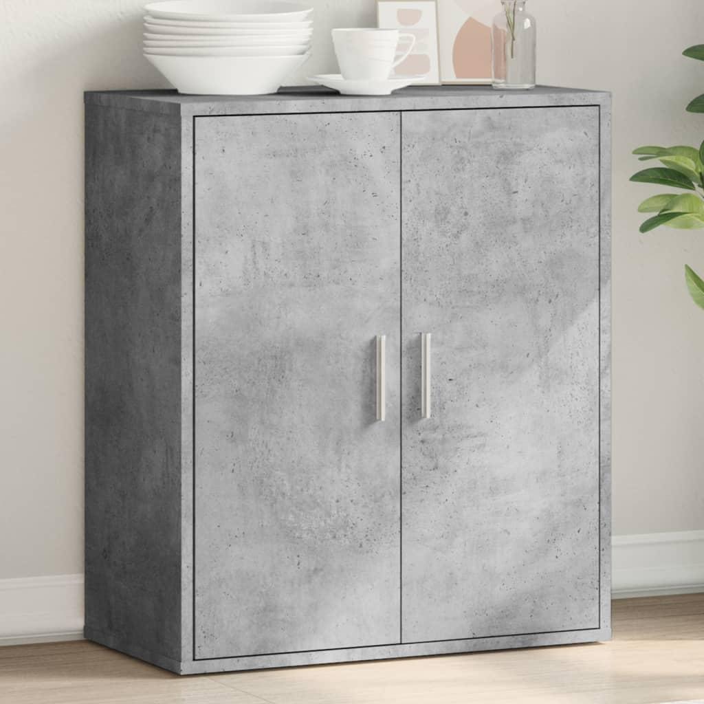 Skænk 79x38x80 cm konstrueret træ betongrå