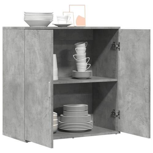 Skænk 79x38x80 cm konstrueret træ betongrå
