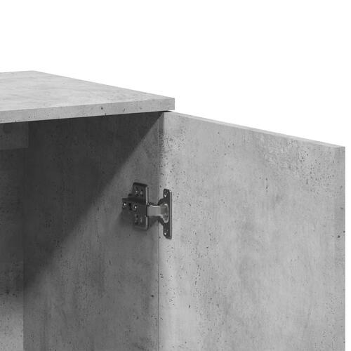 Skænk 79x38x80 cm konstrueret træ betongrå