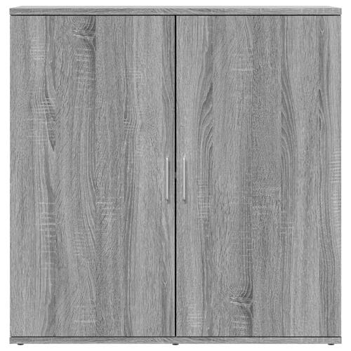 Skab 79x38x80 cm konstrueret træ grå sonoma-eg
