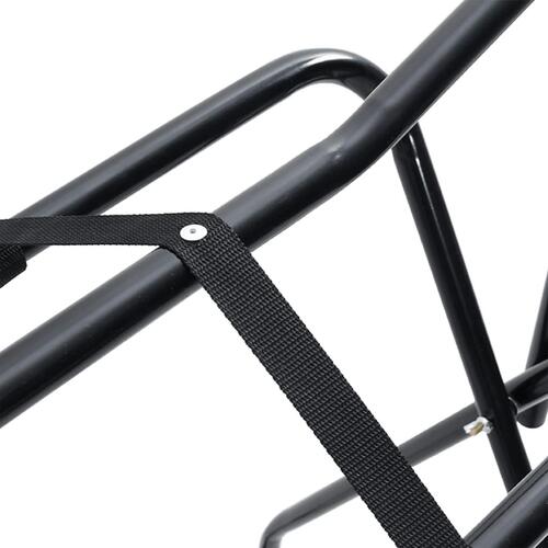 Sadelholder foldbar jern sort
