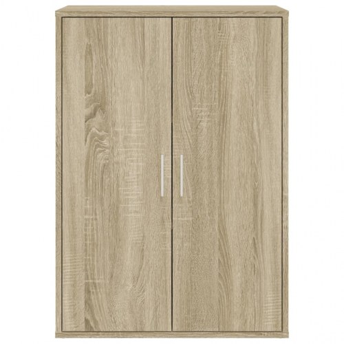 Kommoder 2 stk. 60x31x84 cm konstrueret træ sonoma-eg