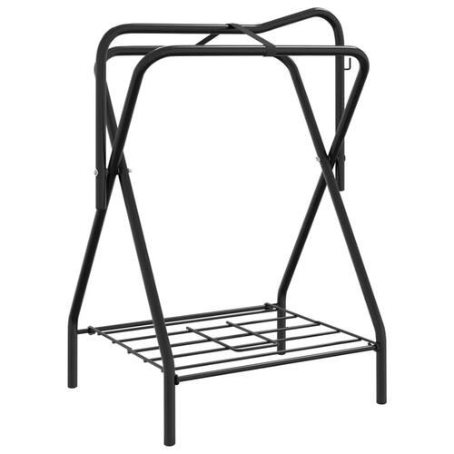 Sadelholder foldbar jern sort