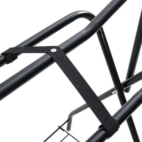 Sadelholder foldbar jern sort