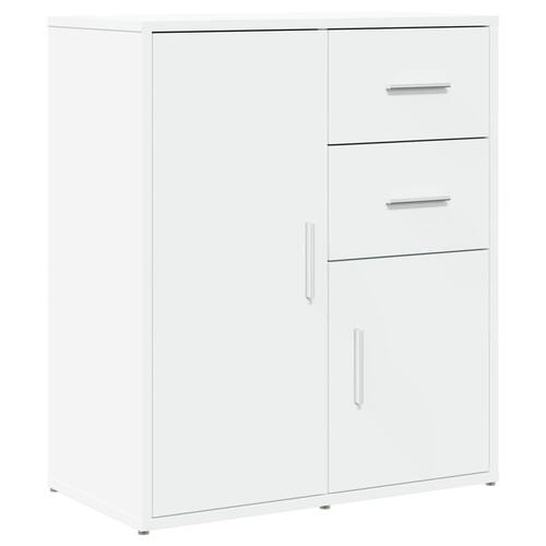 Skænke 2 stk. 60x31x70 cm konstrueret træ hvid