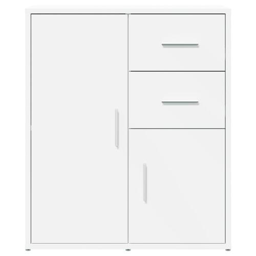 Skænke 2 stk. 60x31x70 cm konstrueret træ hvid