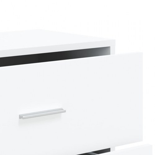 Kommoder 3 stk. 60x31x84 cm konstrueret træ hvid