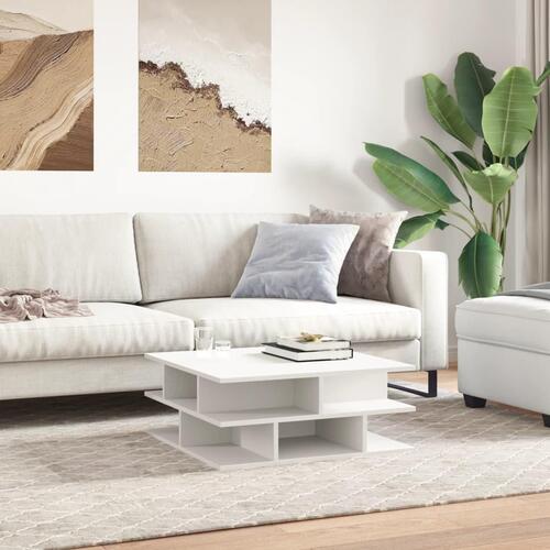 Sofabord 70x70x29 cm spånplade hvid