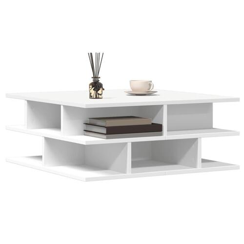 Sofabord 70x70x29 cm spånplade hvid