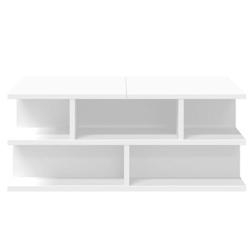 Sofabord 70x70x29 cm spånplade hvid