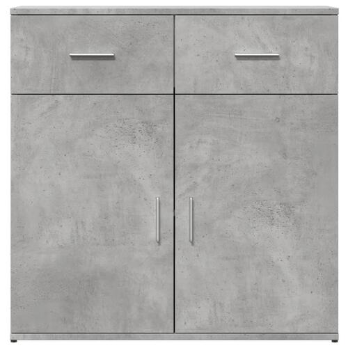 Skænke 2 stk. 79x38x80 cm konstrueret træ betongrå